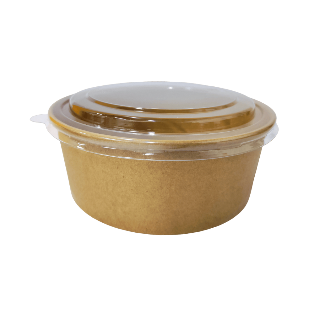 EB1300BK-PET Bol Kraft avec couvercle PET