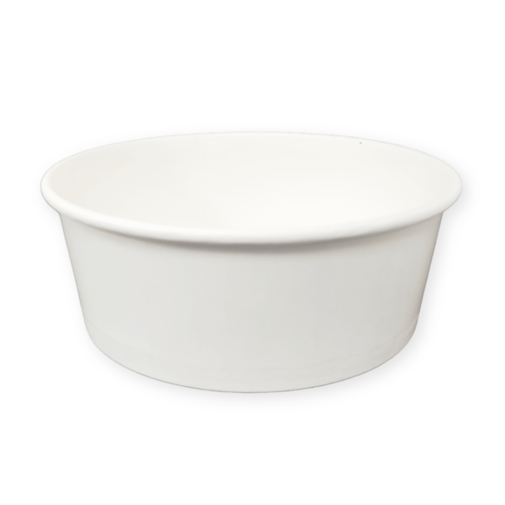 20 Bol en carton kraft blanc