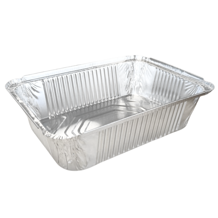 R63L-1 Barquette plat aluminium sans couvercle