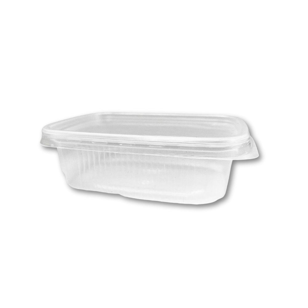 E150 + CE150 barquette plastique 150ml striée
