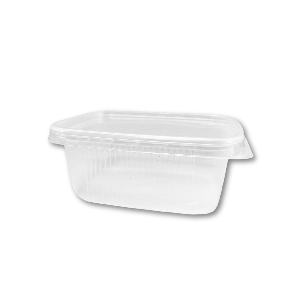 E200 + CE200 barquette plastique 200ml striée