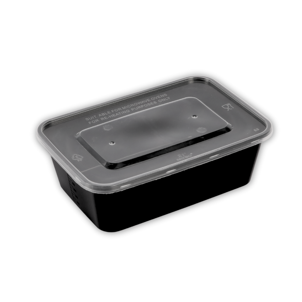 AK650N barquette noire 650mL