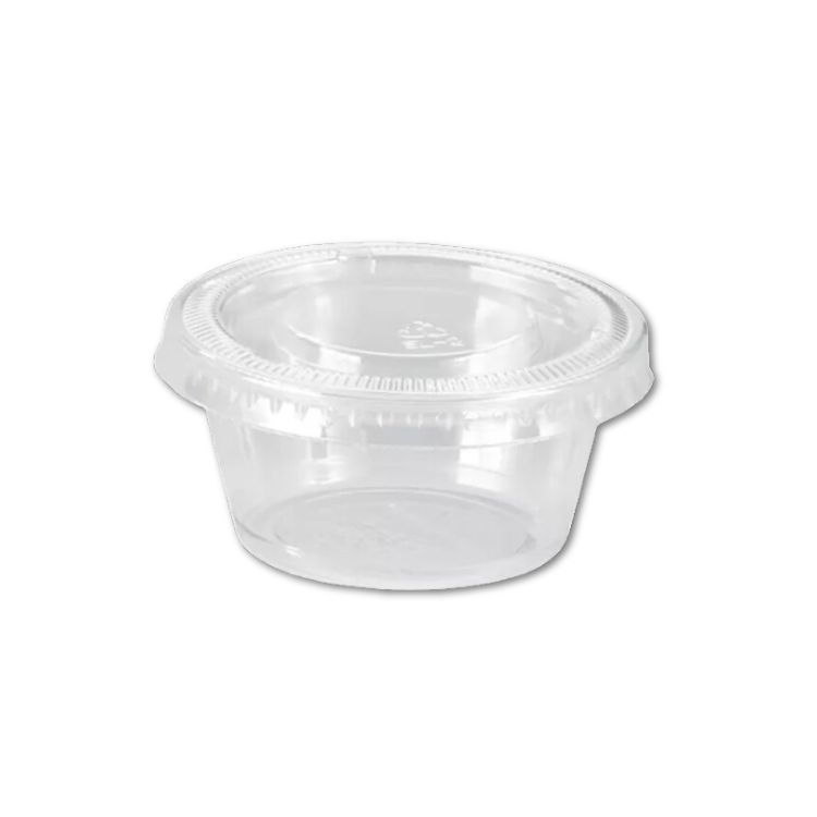 Pot de sauce en plastique