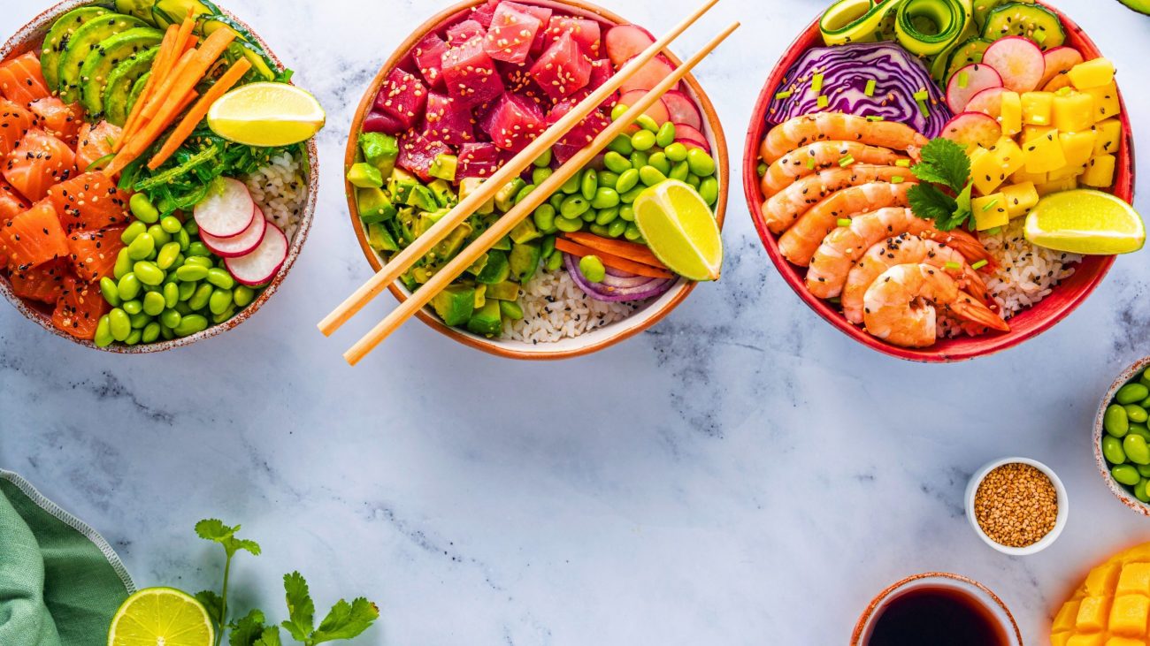 emballages de pokebowls