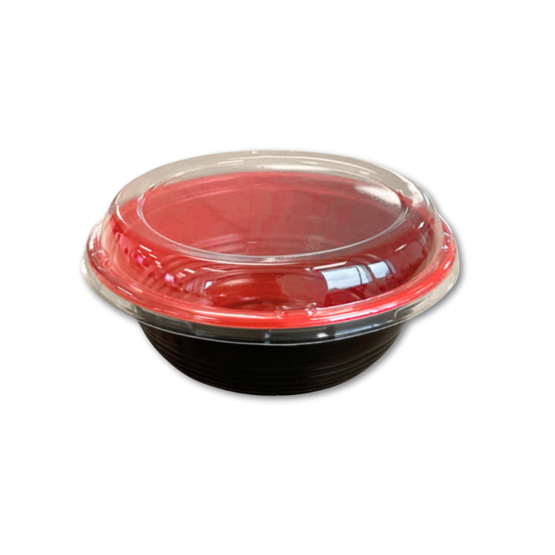 AP550 Bol chirashi Rouge/Noir 550 mL AP550 avec couvercle