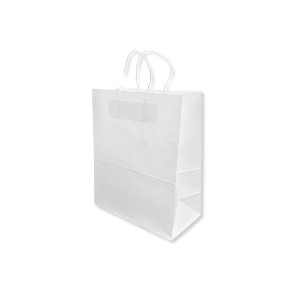SBP 261432 (4) Sac blanc torsadées 26x14x32
