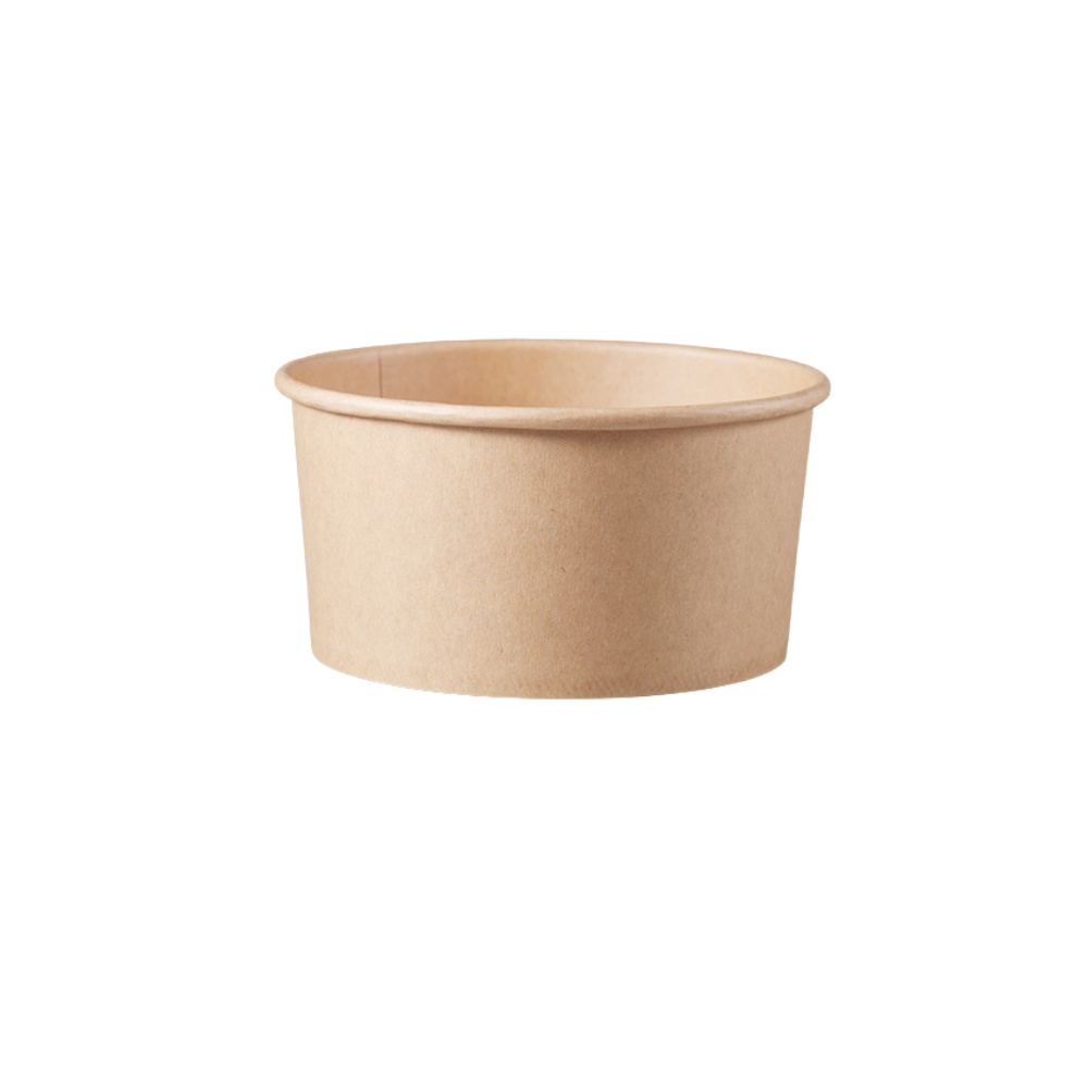 1000BK bol kraft 1000ml parfait pour plats à emporter. Emballage alimentaire recyclable, résistant et tendance pour restaurants, traiteurs et food trucks.