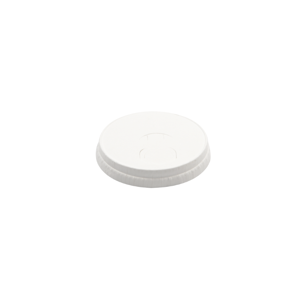 1010920 couvercle gobelet papier blanc